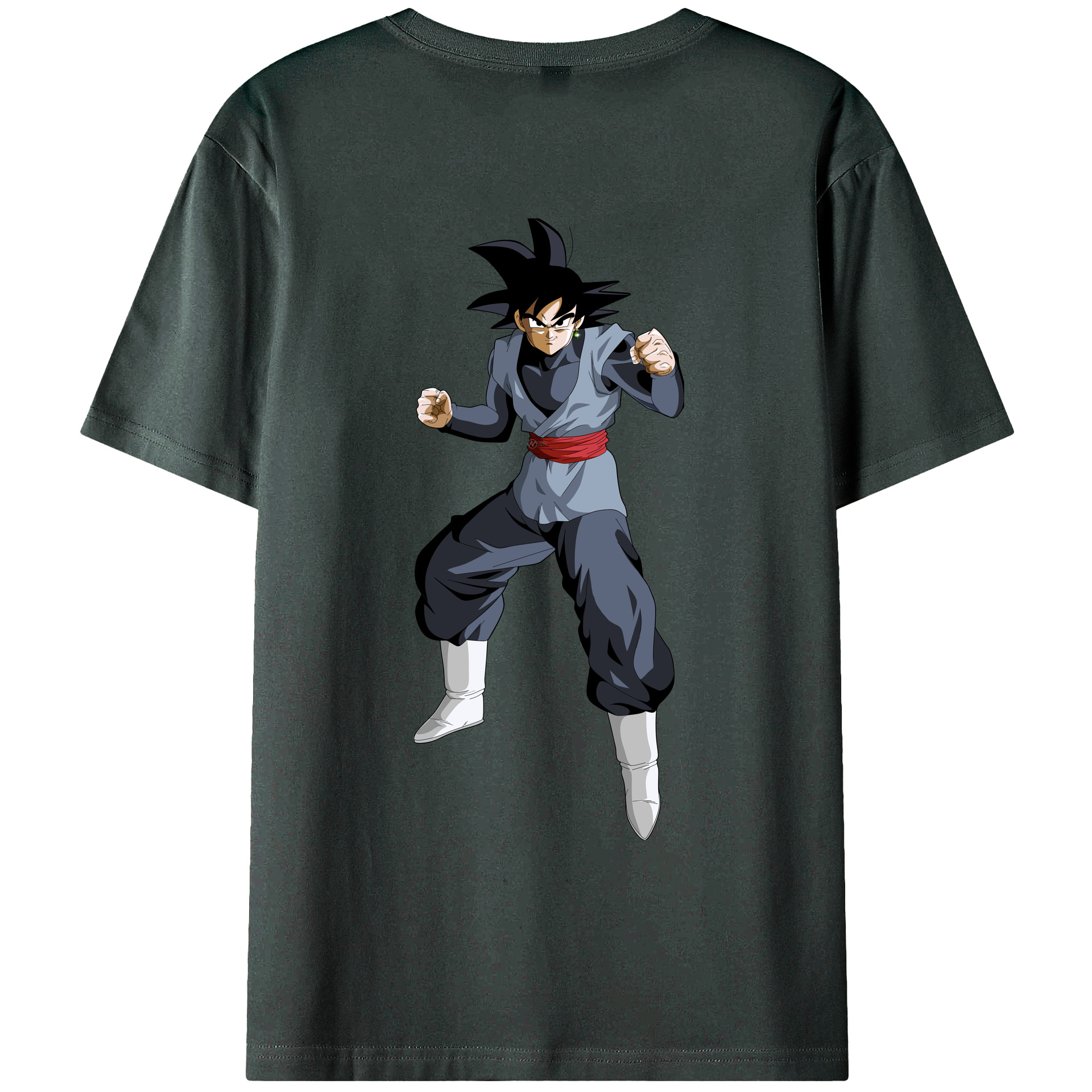 （画像用） ドラゴンボール ベジータ四世（Bejīta Yonsei）DRAGON BALL Vegeta IV 綿100％ メンズ半袖Tシャツ（バックプリント） 通気性